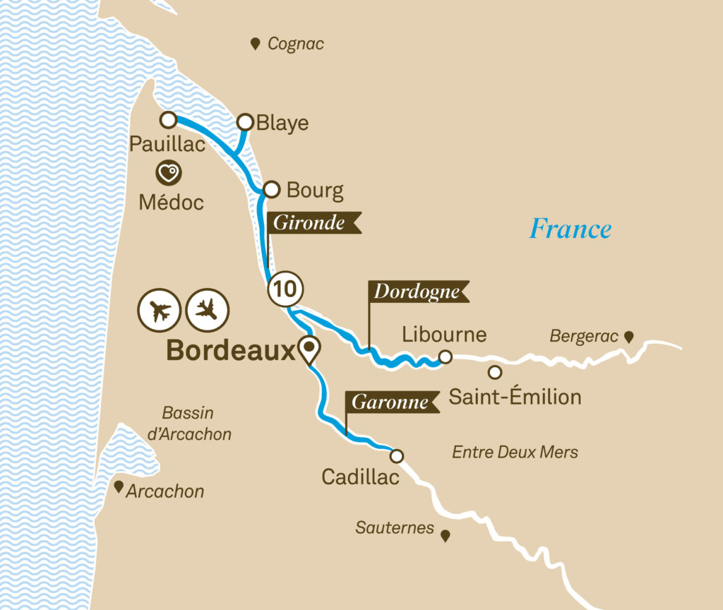 scenic river cruise paris to bordeaux