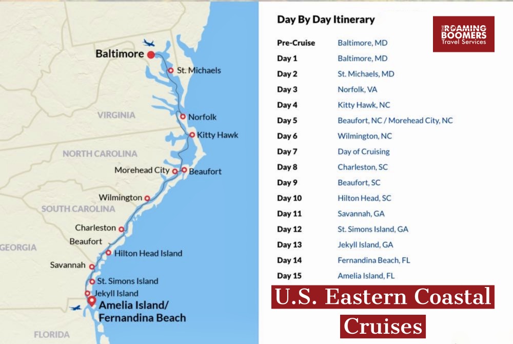 U.S. Eastern Coastal Cruises The Roaming Boomers