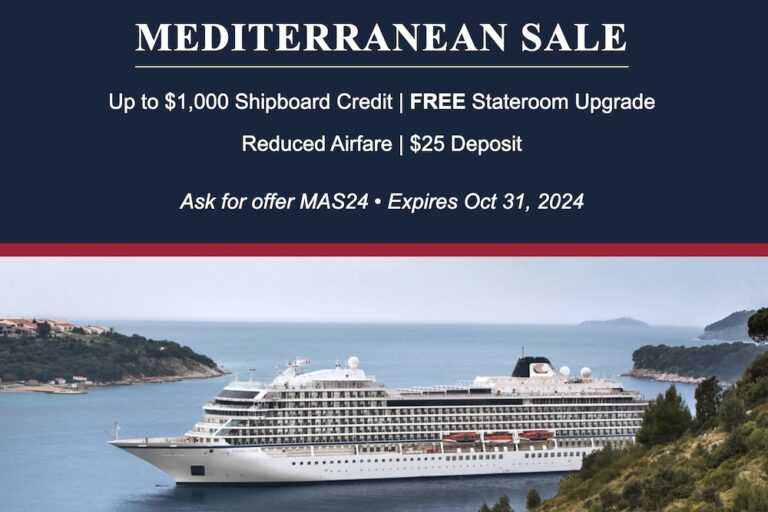 Viking Mediterranean Cruise Sale The Roaming Boomers